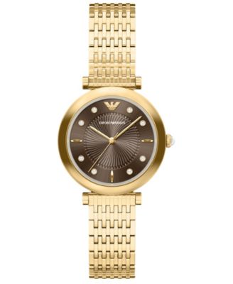 Women's Three-Hand Quartz Archelia Gold-Tone Stainless Steel Watch 32mm