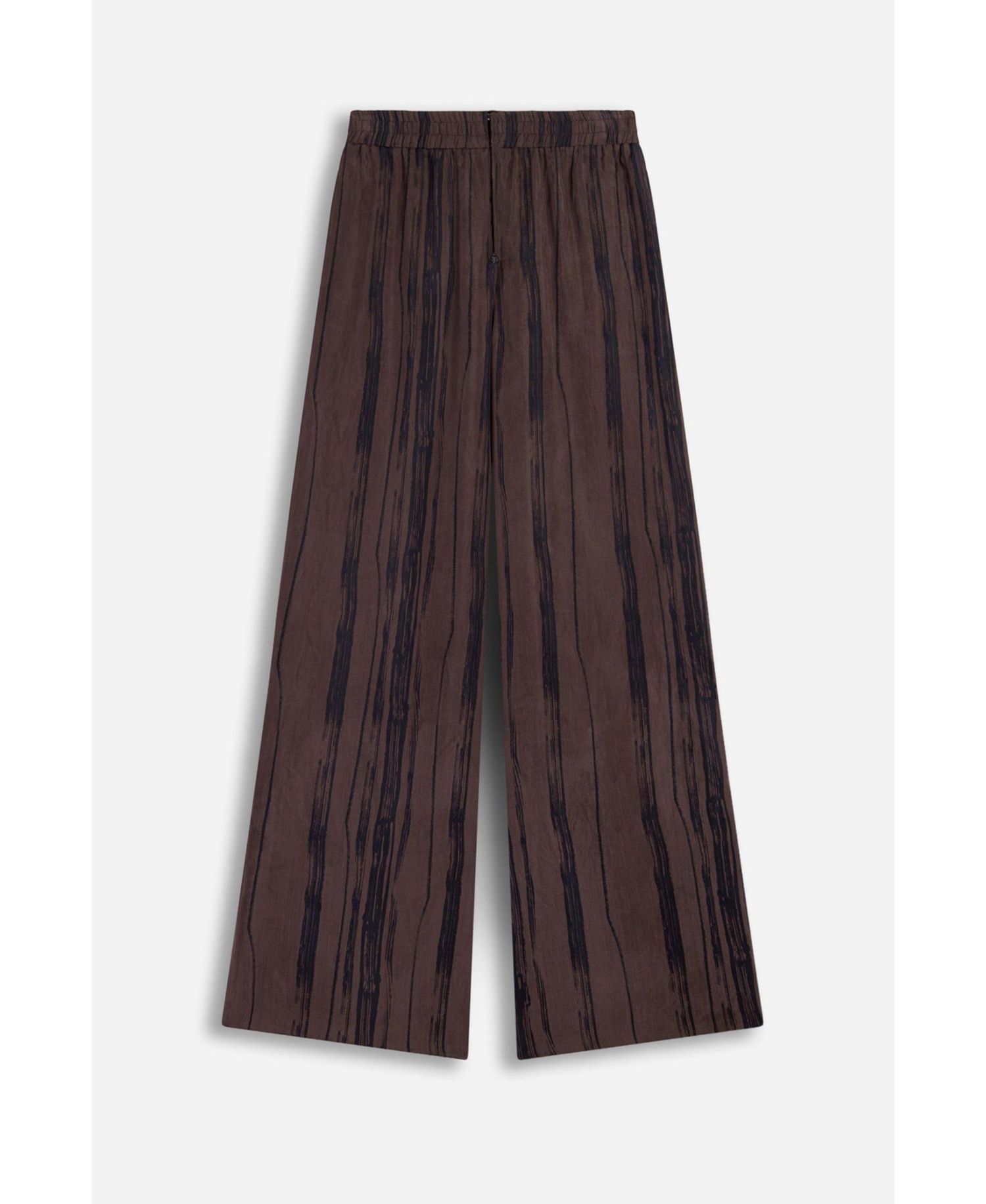 Women's Relaxed-Fit Wide-Leg Elastic-Waist Trousers