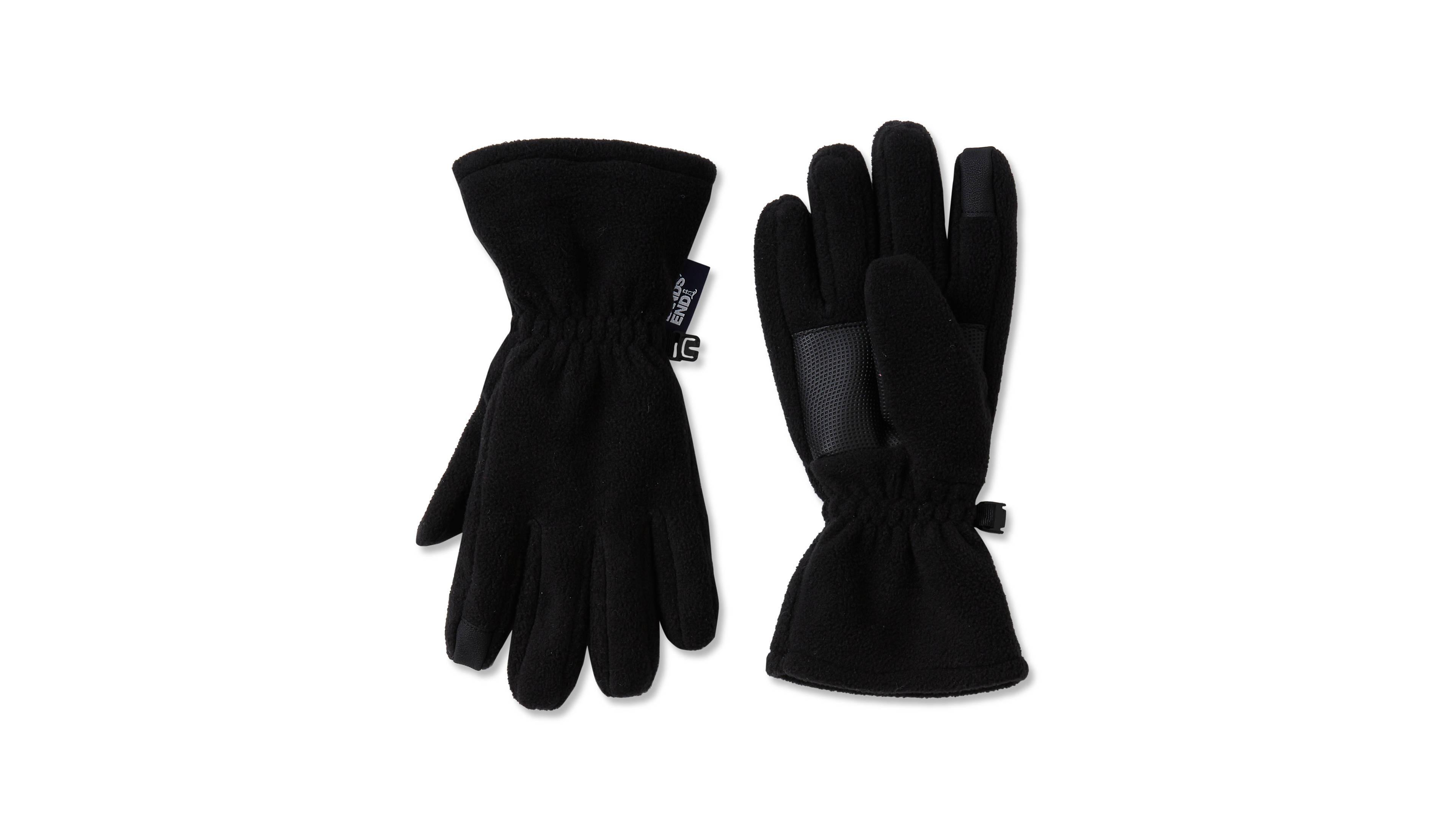 Lands' End Girls' Waterproof Fleece Gloves
