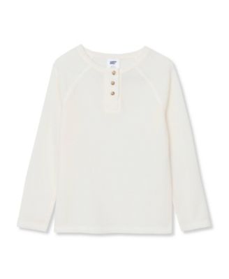 Big Boys Waffle Pajama Henley