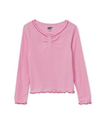 Big Girls Long Sleeve Sleep Henley
