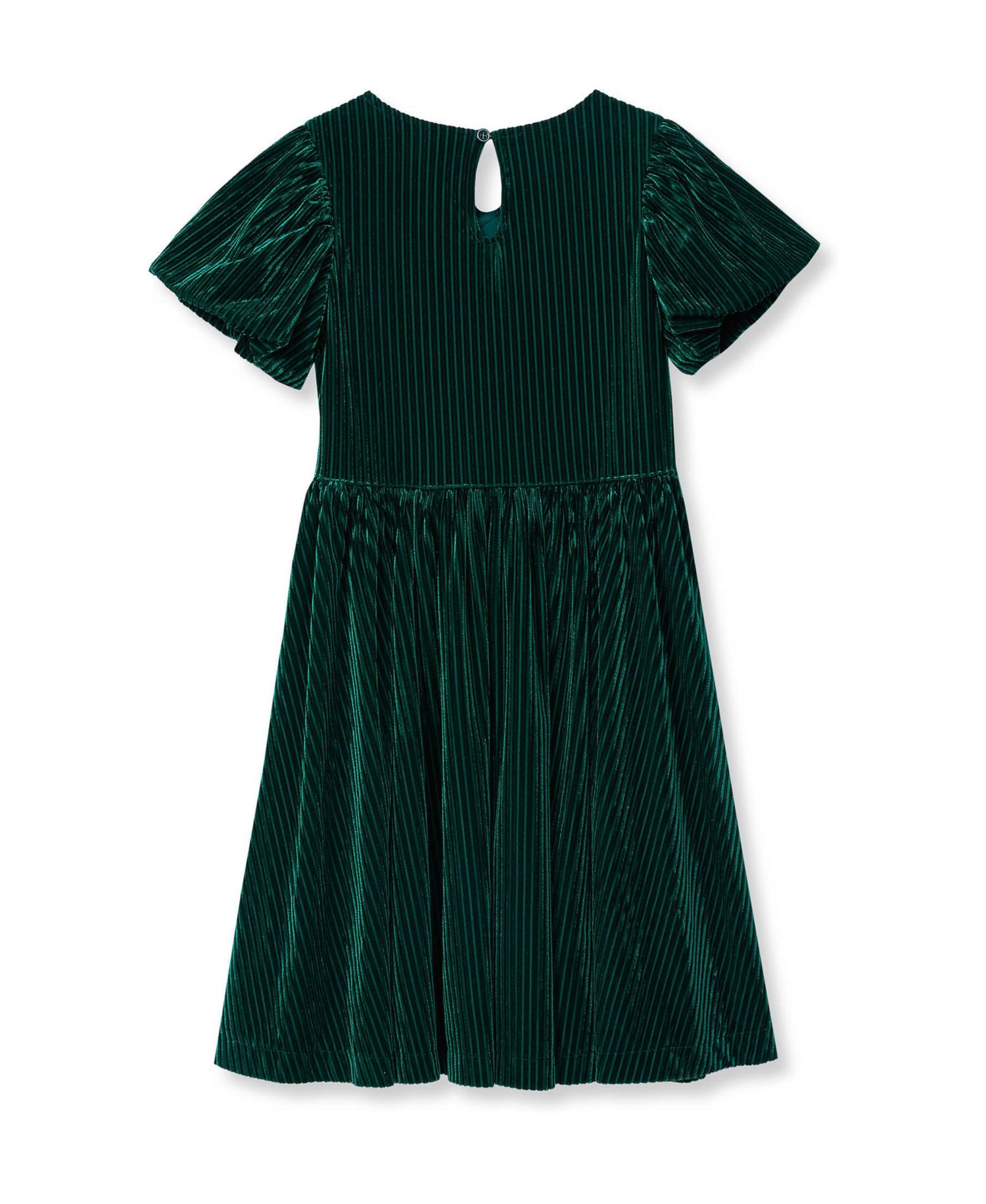 Girls' 4-16 Bubble-Sleeve Fit & Flare Dress