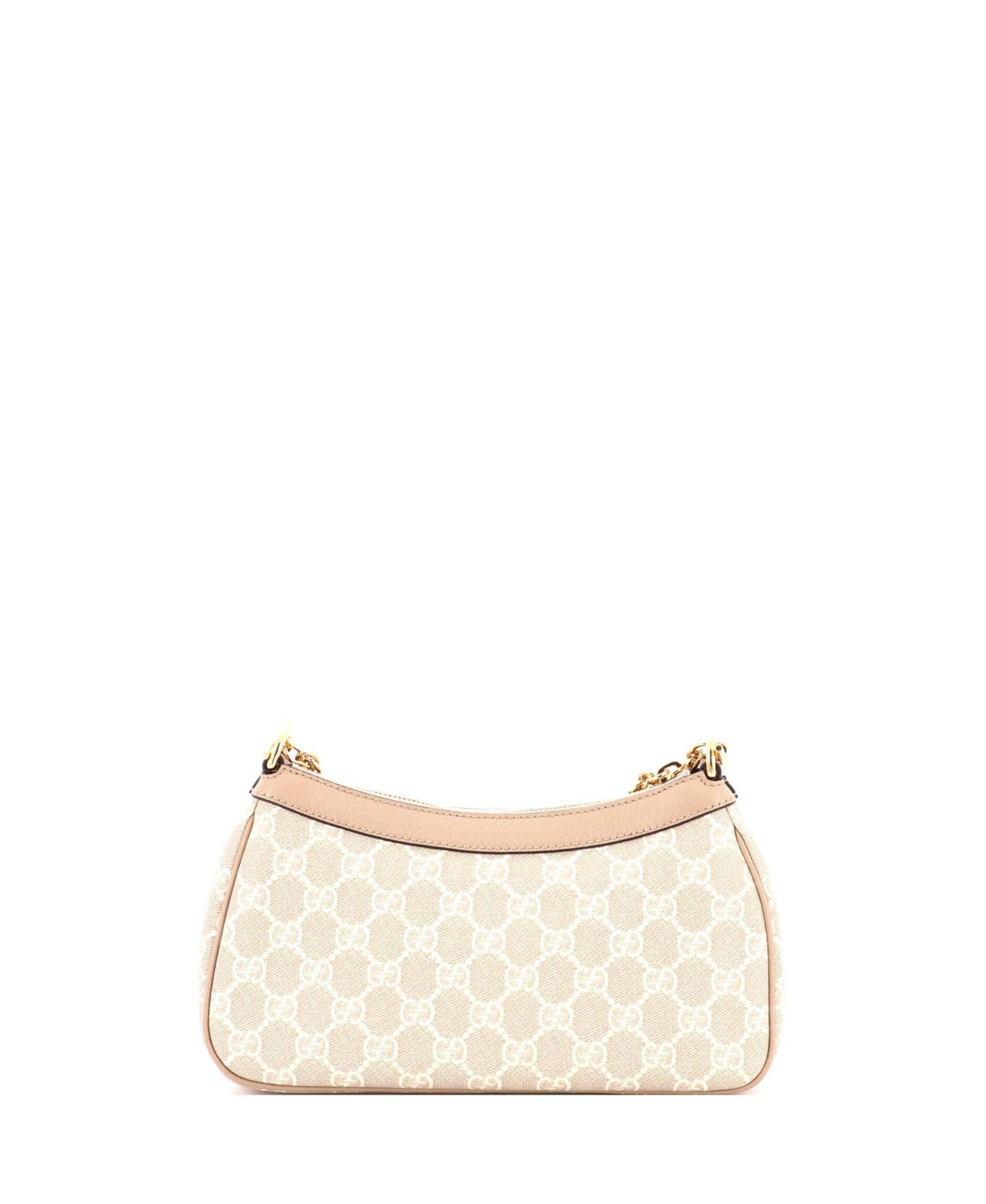 Small Ophidia Charm Shoulder Bag GG Coated Canvas