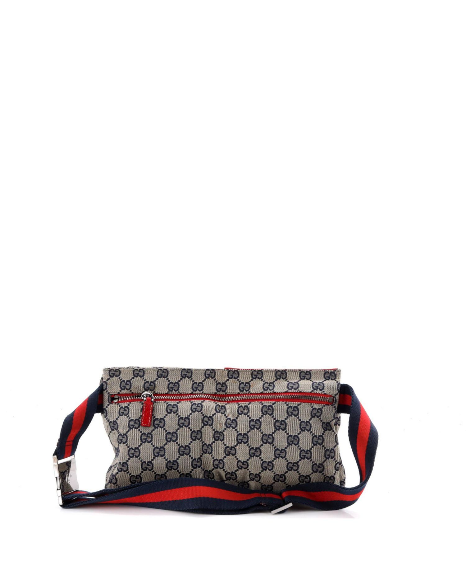 Vintage Double GG Canvas with Leather Belt Bag