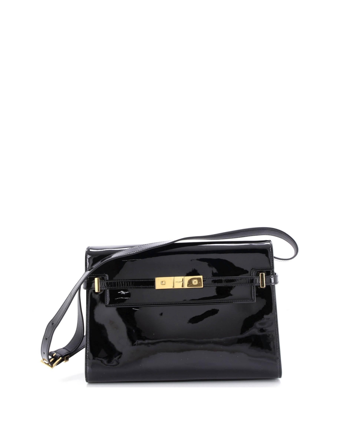 Pre-Owned Saint Laurent Medium Manhattan Shoulder Bag Patent