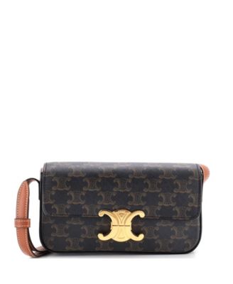 Triomphe East-West Shoulder Bag Triomphe Coated Canvas