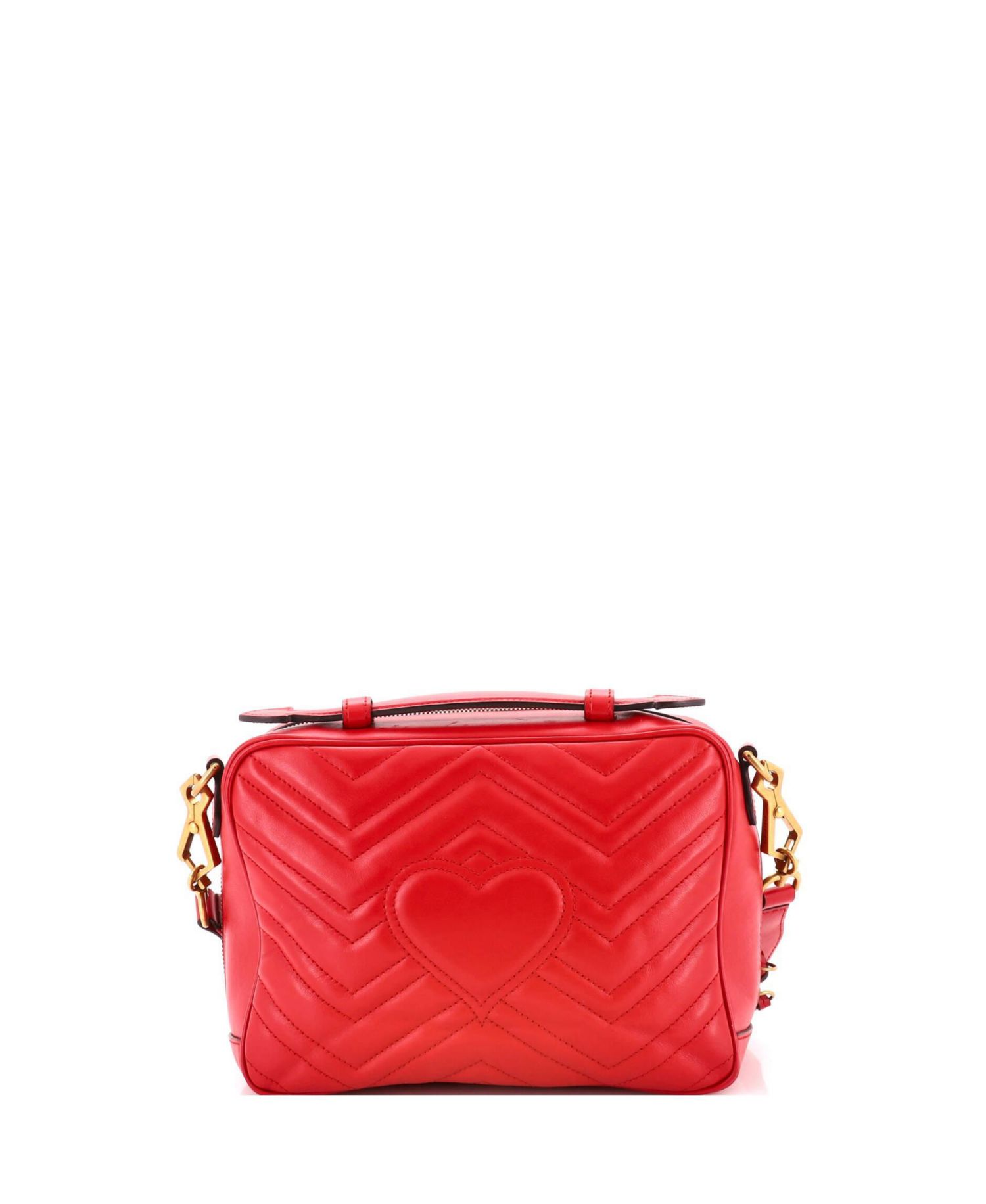 Small GG Marmont Zip Around Camera Bag Matelasse Leather