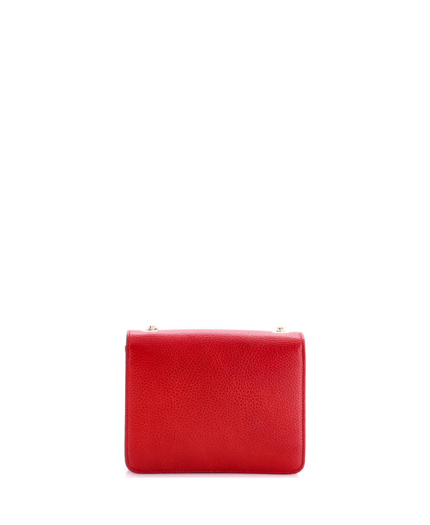 Small Interlocking Shoulder Bag Leather