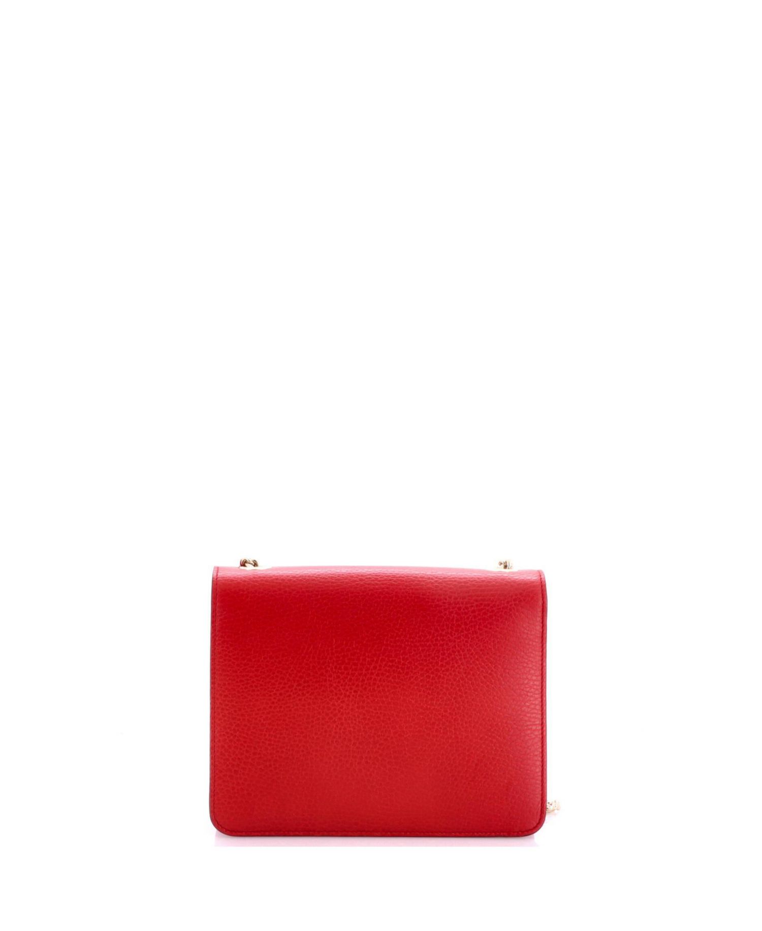 Small Interlocking Shoulder Bag Leather