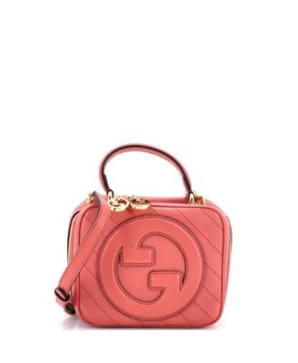 Blondie NM Top Handle Shoulder Bag Diagonal Quilted Leather