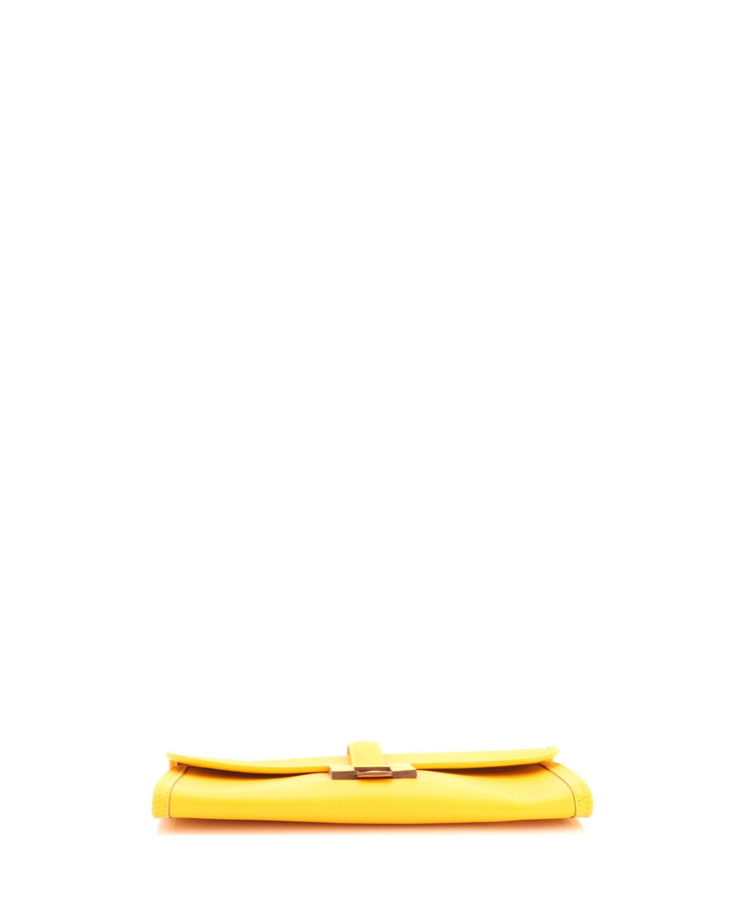 HERM&Eacute;S 29 Jige Elan Epsom Leather Clutch