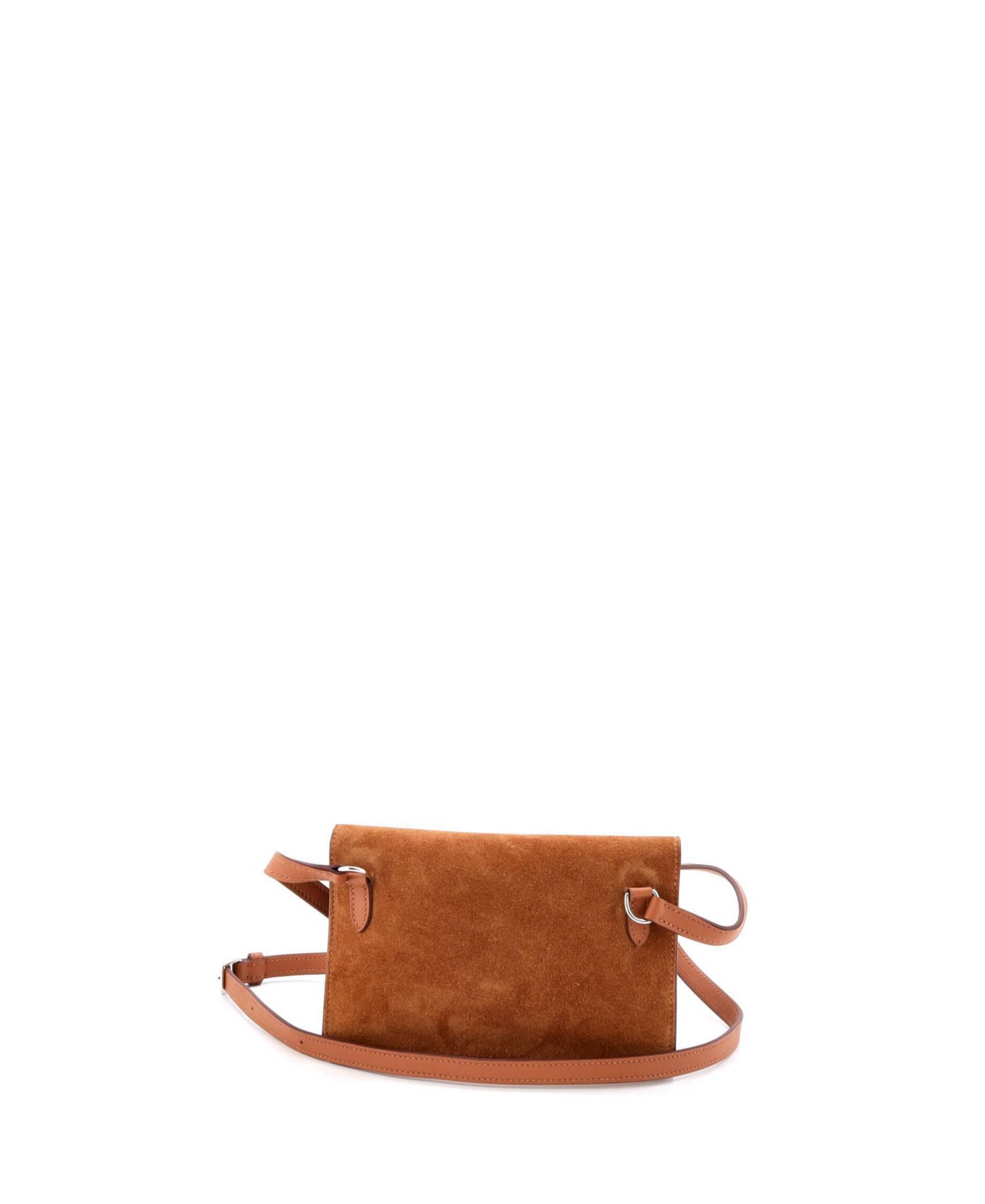 Pre-Owned Hermes Hermesnap Wallet Bag Grizzly and Swift