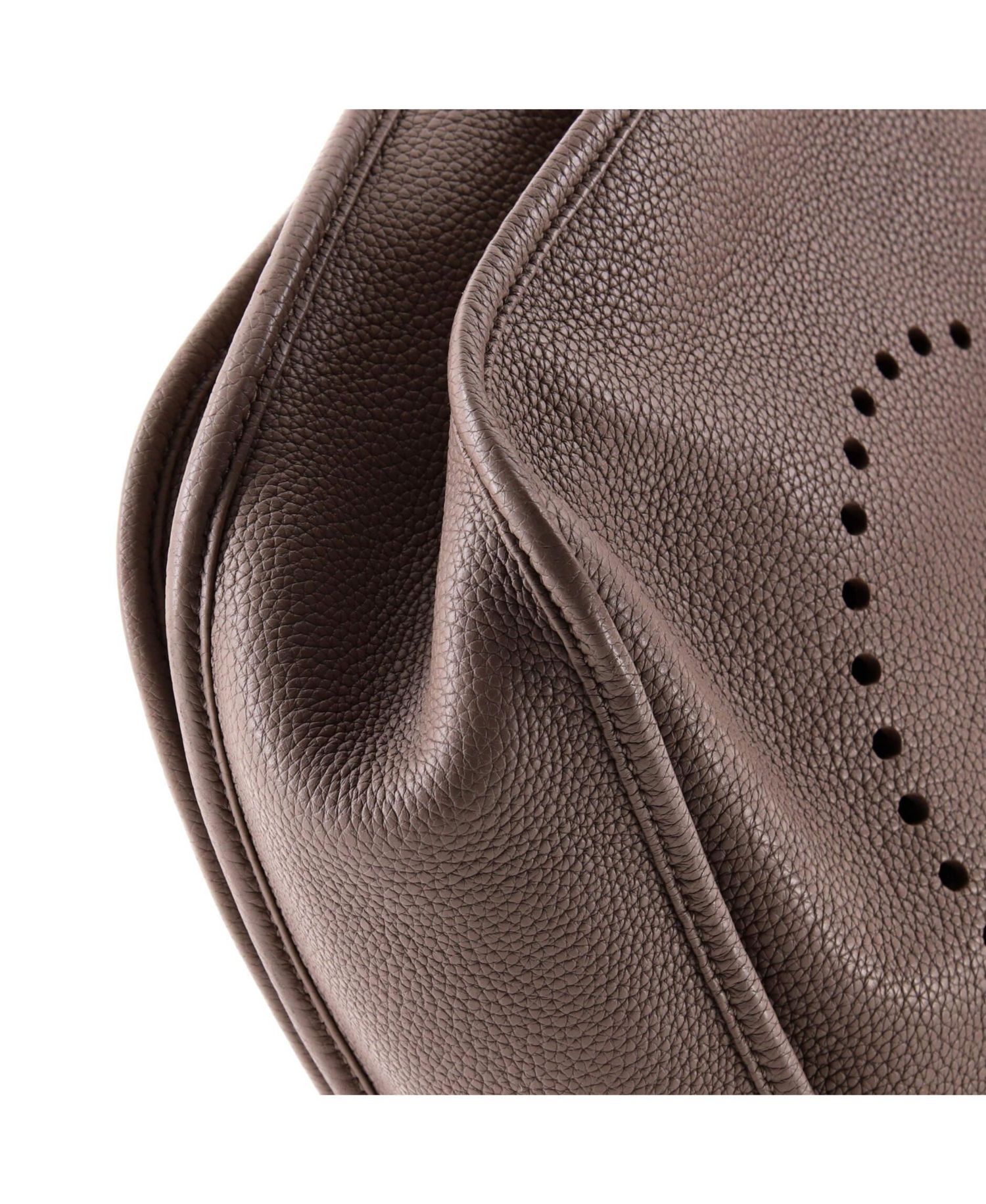 HERM&Eacute;S Evelyne Leather Large Crossbody Shoulder Bag