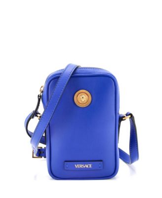 Micro Medusa Biggie Pouch Crossbody Bag Leather