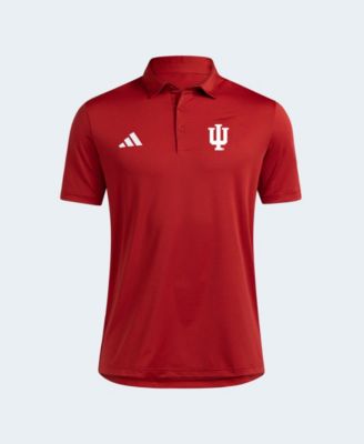 Men's Crimson Indiana Hoosiers Ultimate 365 Stripe Polo Shirt