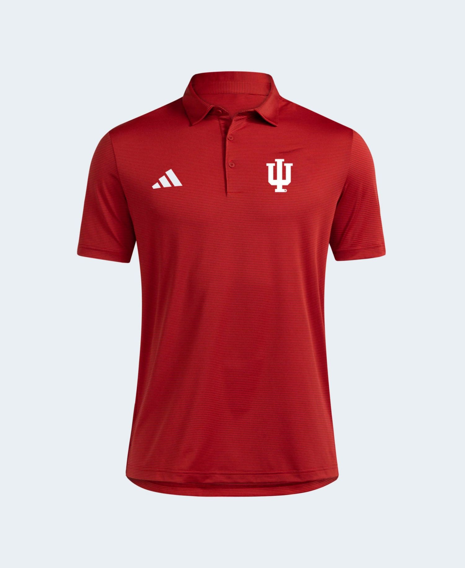 Men's Crimson Indiana Hoosiers Ultimate 365 Stripe Polo Shirt