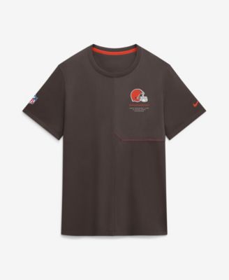Men's Brown Cleveland Browns Sideline UV Dri-FIT Coaches Shirt