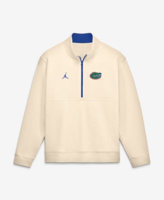 Men's Cream Florida Gators Primetime Club Fleece Half-Zip Pullover