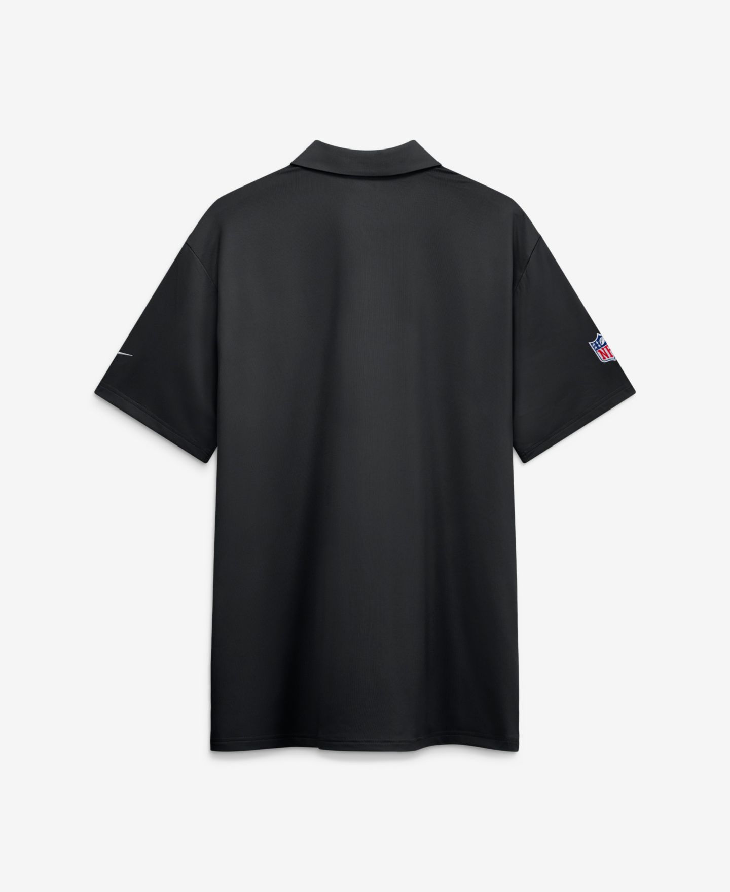 Мужское поло Nike Black Minnesota Vikings Sideline Powerful Blocking Dri-FIT Tour Polo Shirt — фото 2
