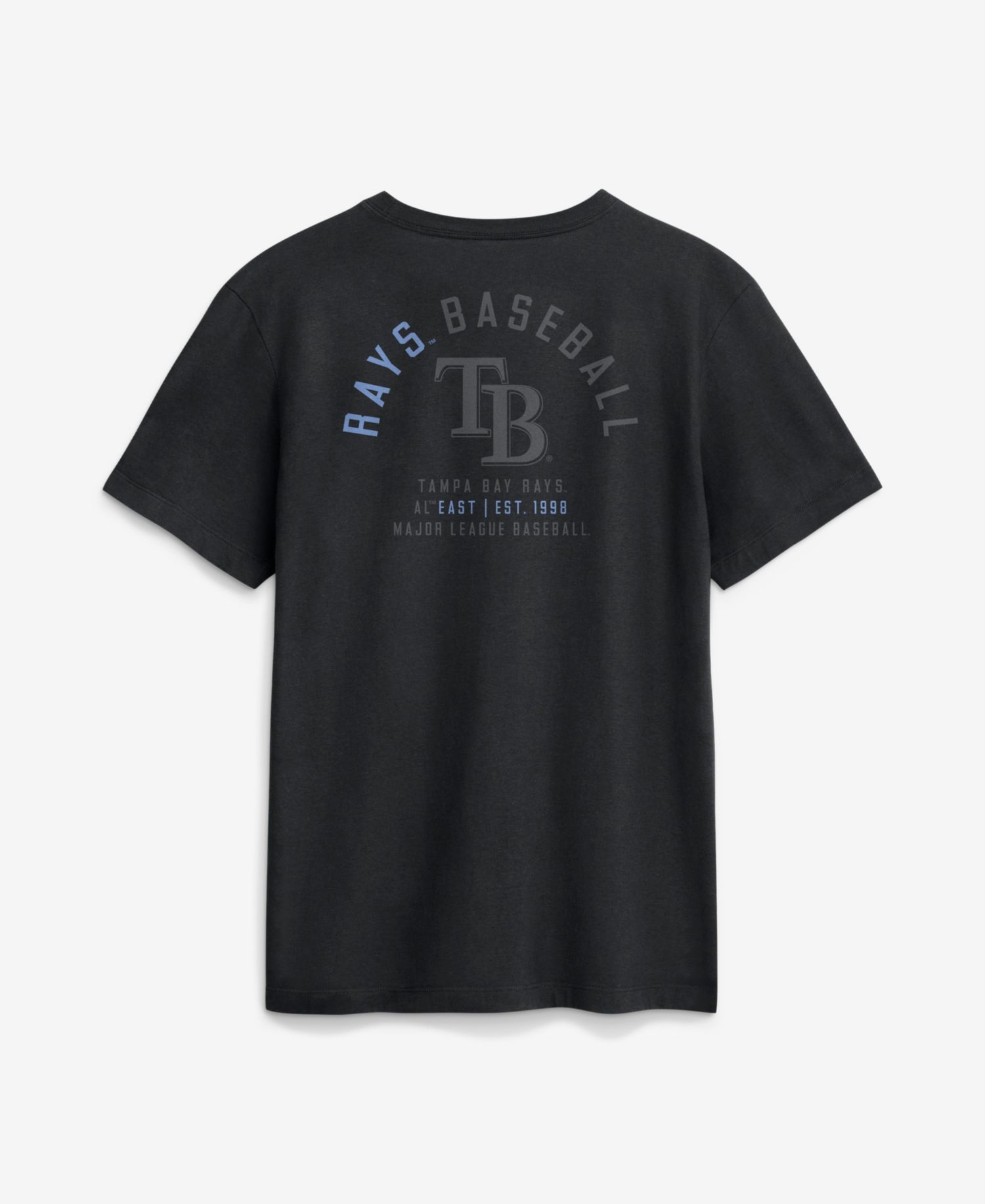 Men's Black Tampa Bay Rays Split Logo T-Shirt