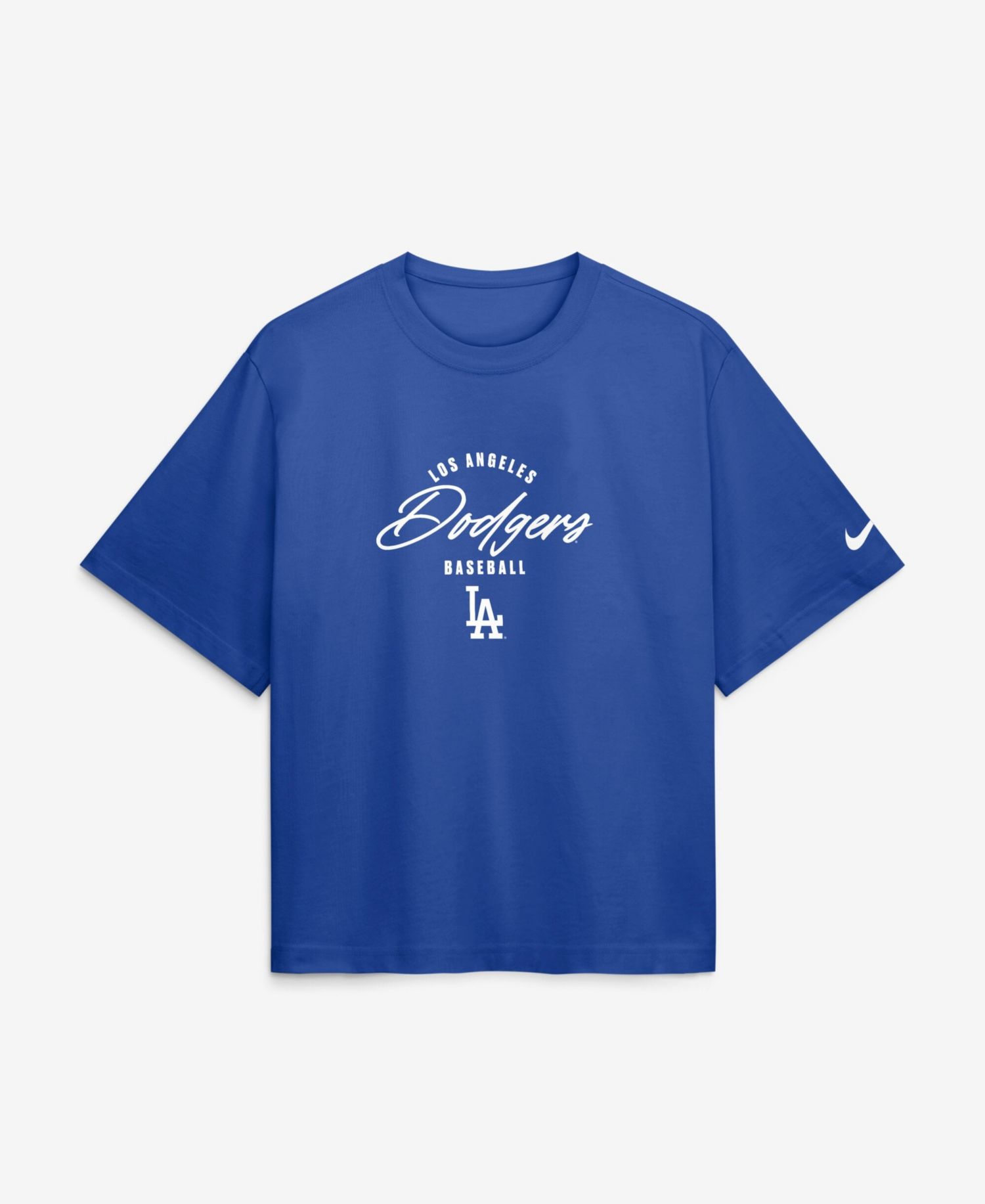 Women's Freddie Freeman Royal Los Angeles Dodgers Premium Essentials Boxy Name & Number T-Shirt