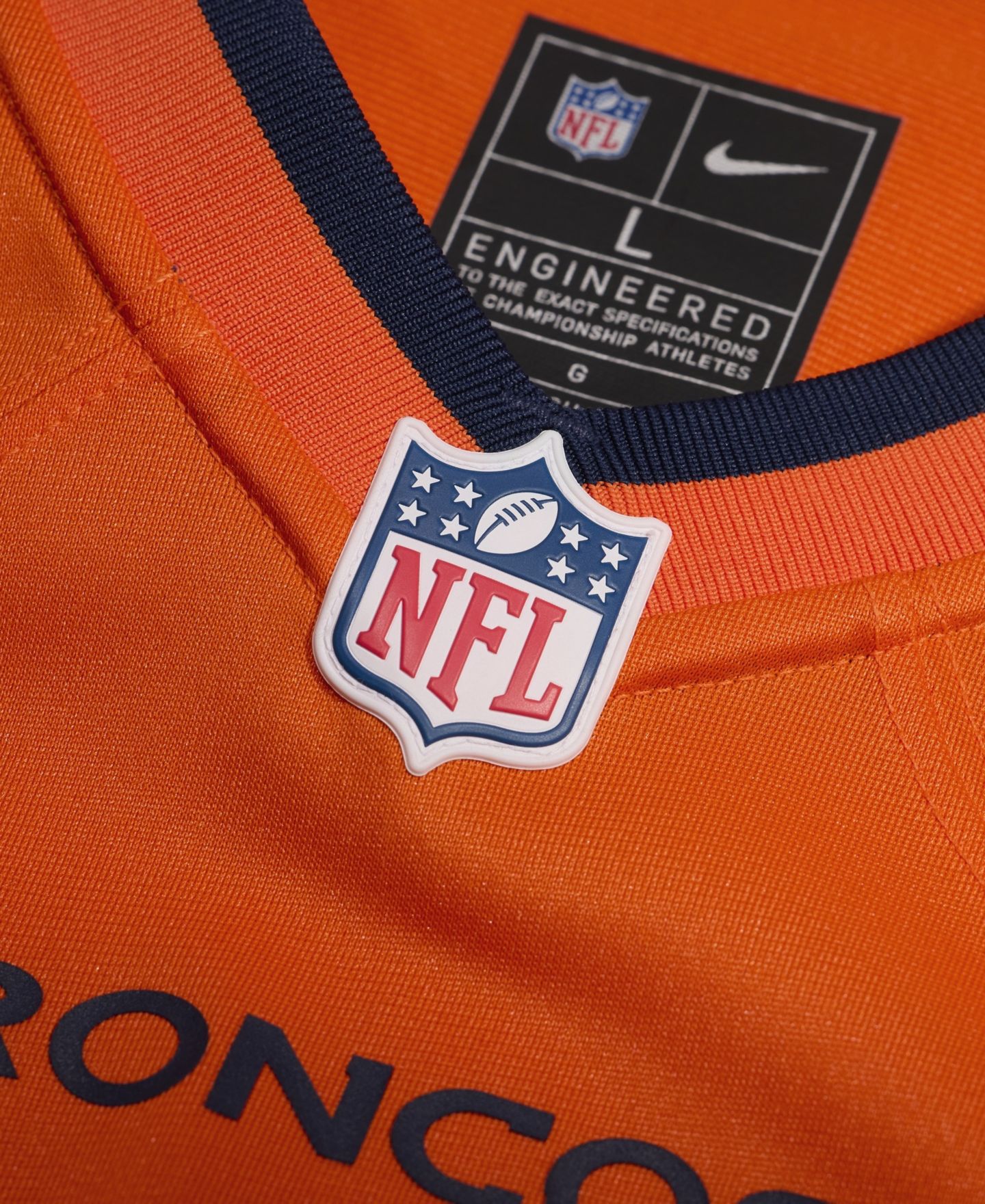 Мужской топ Nike Talanoa Hufanga Orange Denver Broncos Team Game Jersey — фото 2