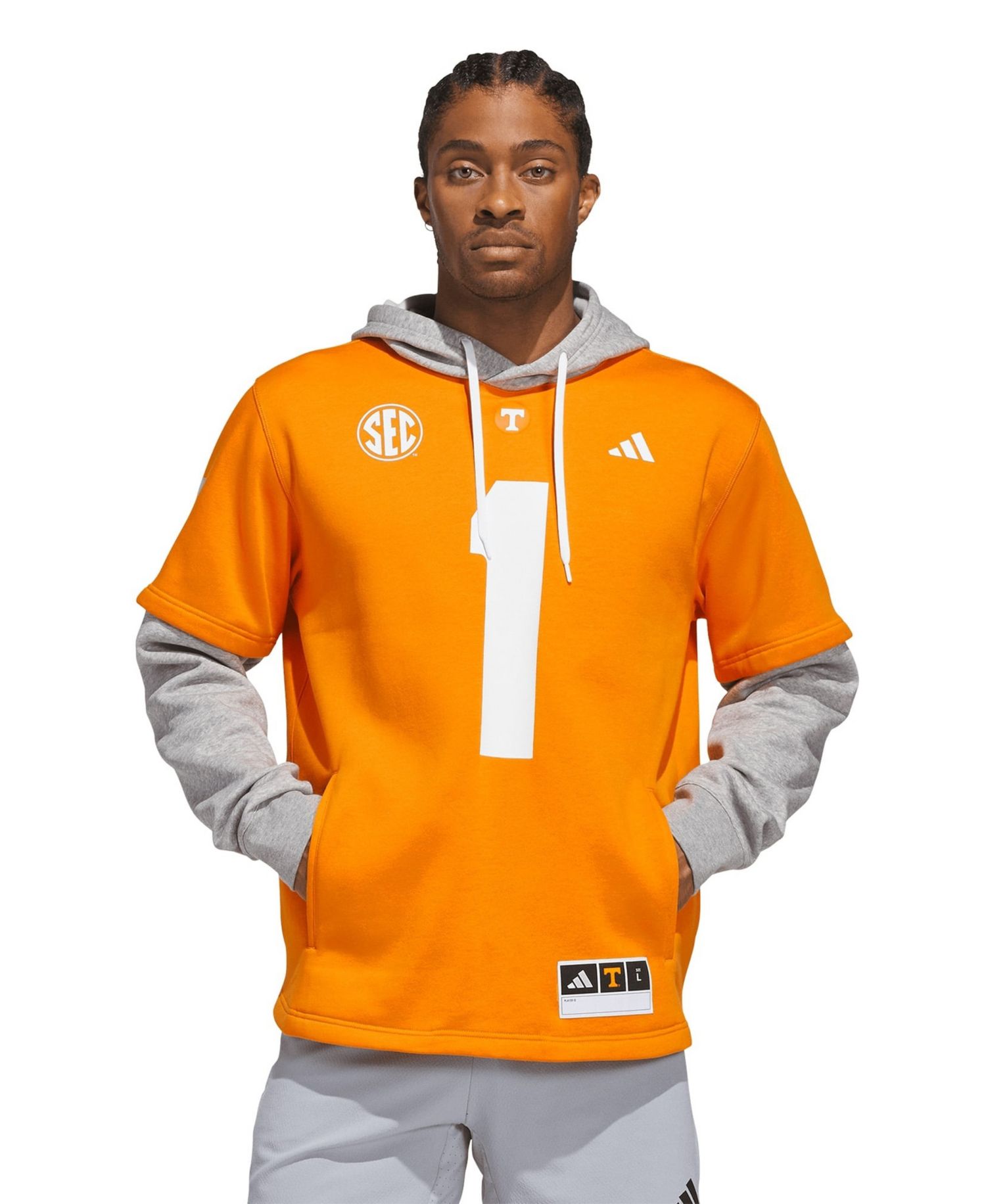 Men's Tennessee Orange Tennessee Volunteers Home Hooded Jersey