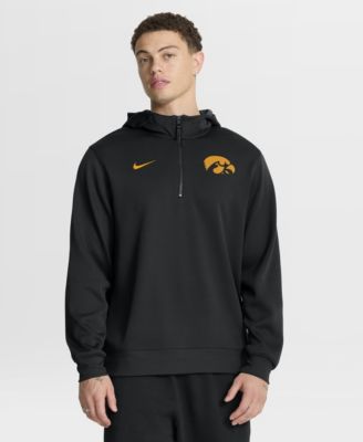 Men's Iowa Hawkeyes Coaches Premium Quarter-Zip Dri-FIT Hoodie