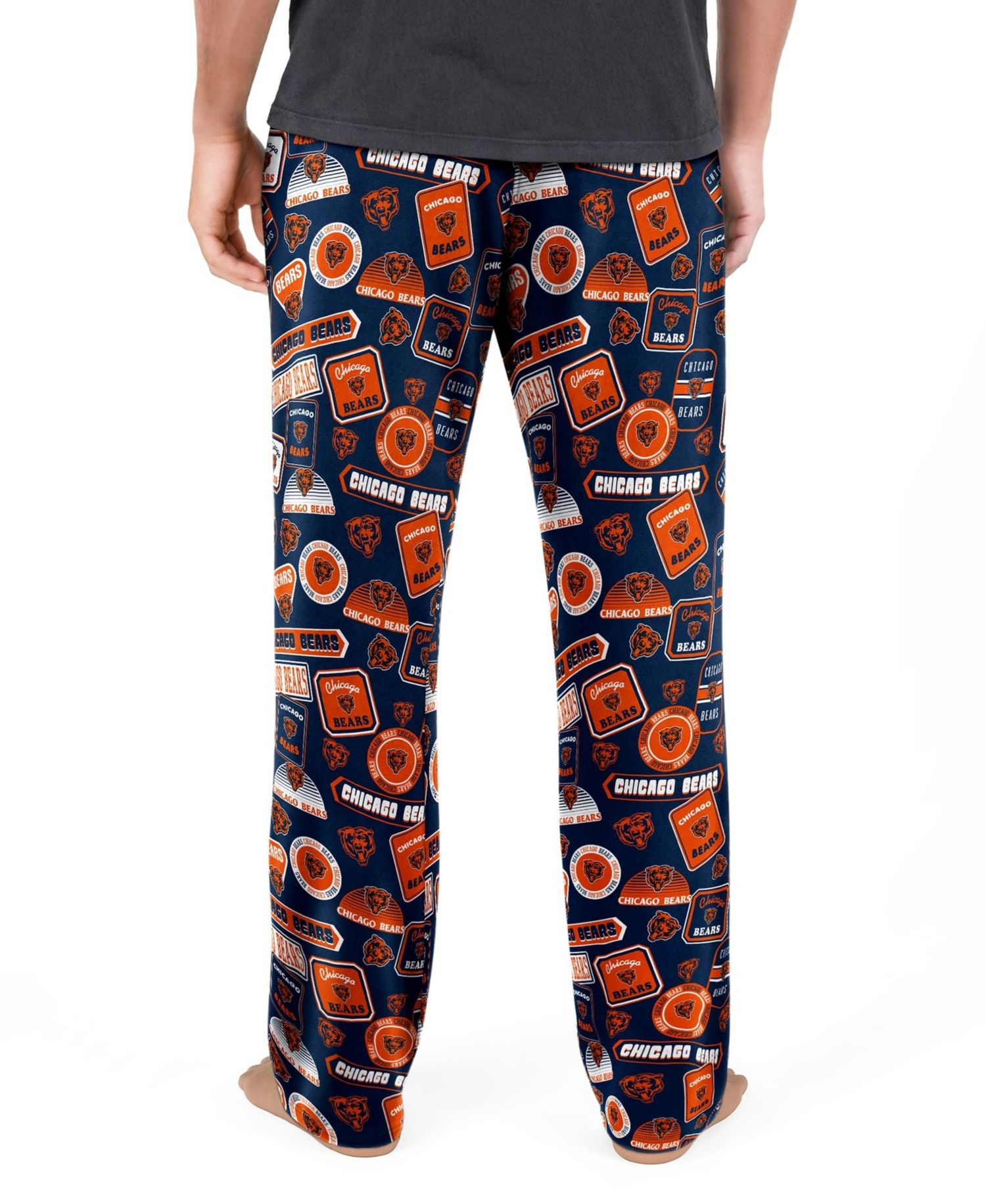 Men's Navy Chicago Bears Grady Sleep Pants