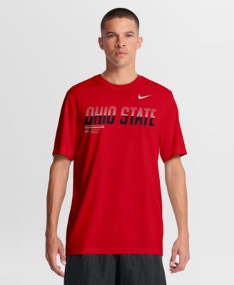 Men's Scarlet Ohio State Buckeyes Sideline Legend Dri-FIT T-Shirt