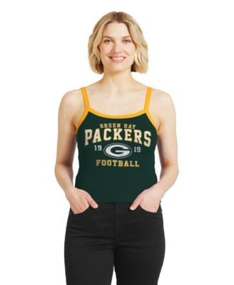Women's  Green Green Bay Packers Colorblock Tank Top