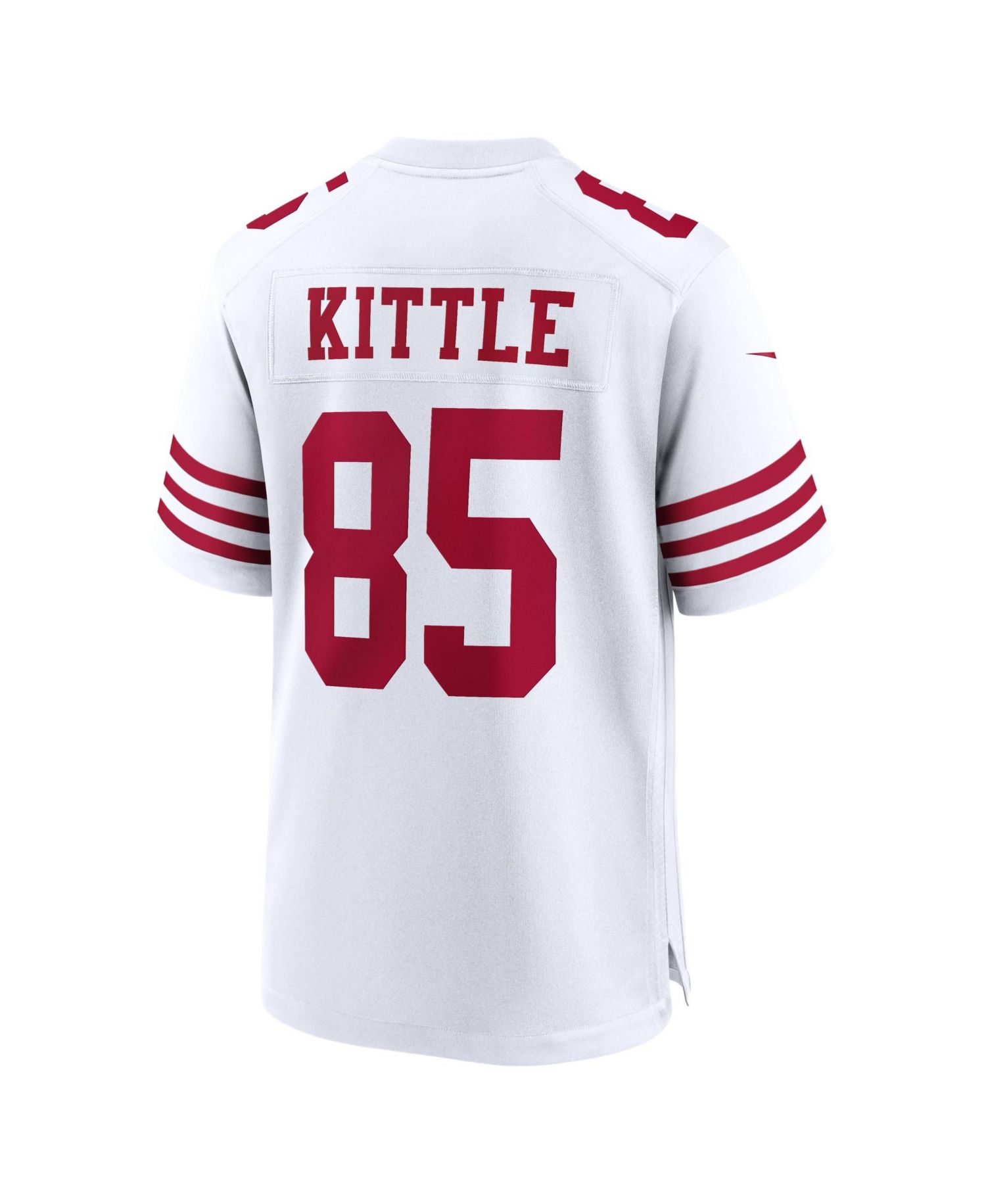 Men's George Kittle White San Francisco 49ers 80th Anniversary Game Jersey