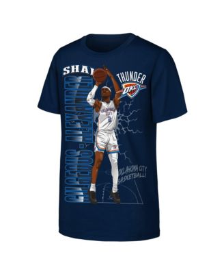 Big Boys and Girls Shai Gilgeous-Alexander Navy Oklahoma City Thunder Height T-Shirt