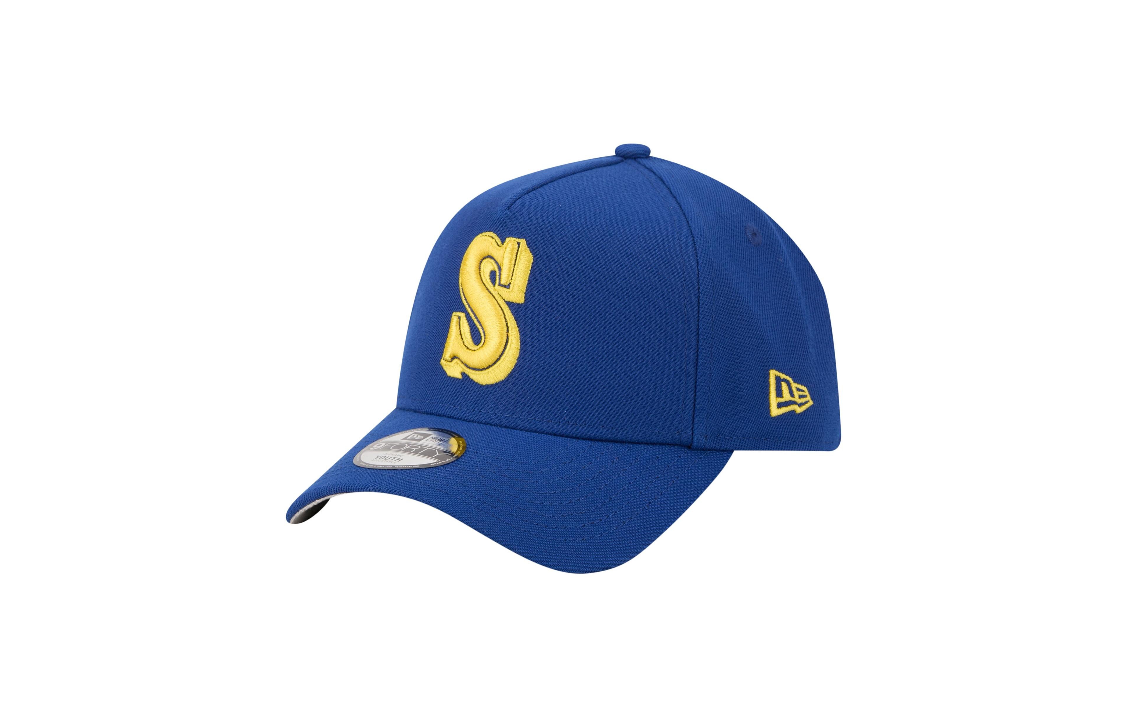 New Era Big Boys' and Girls' Seattle Mariners Cooperstown Logo 9FORTY A-Frame Adjustable Hat