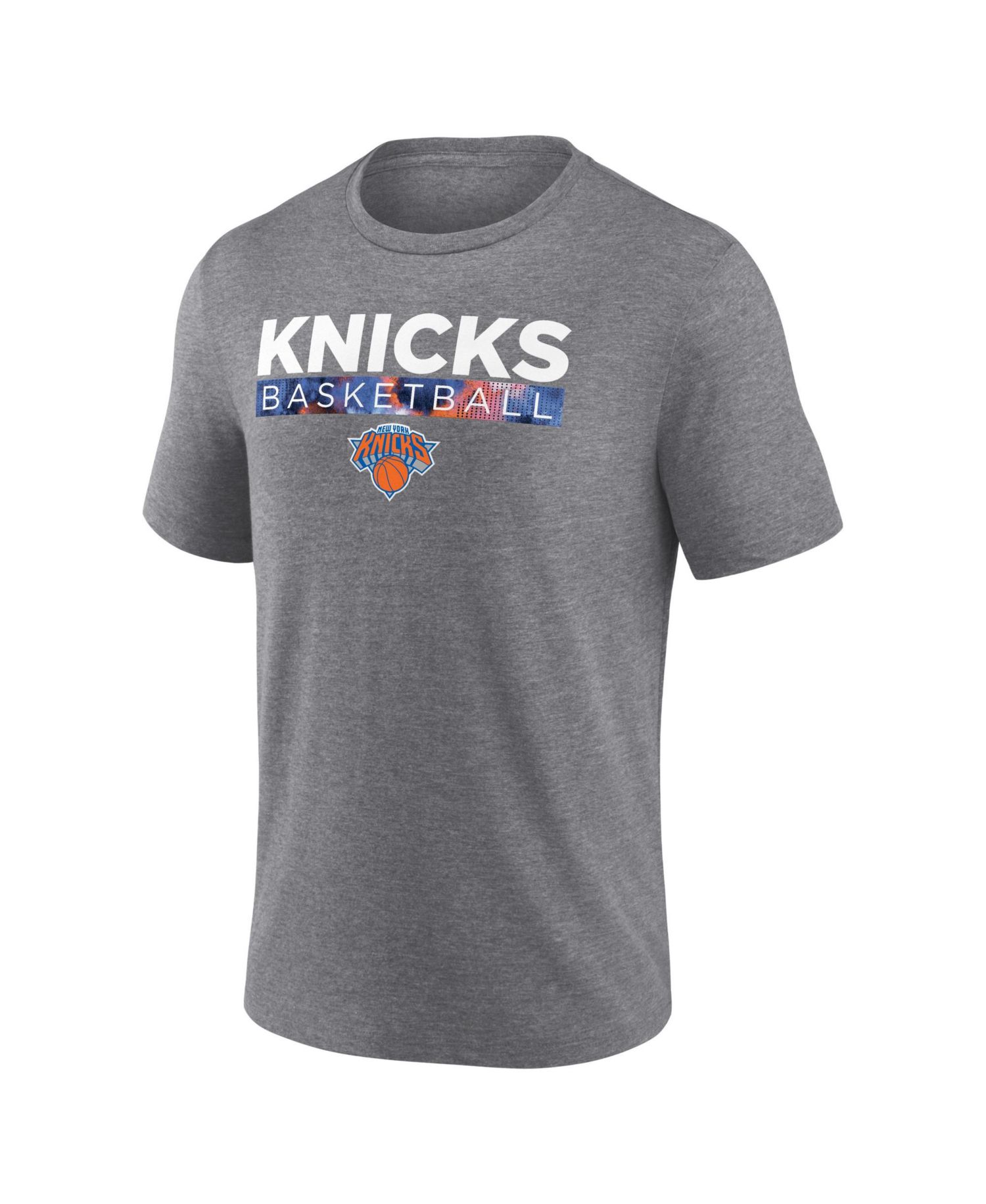 Men's Heather Gray New York Knicks Next Man Up Tri-Blend T-Shirt
