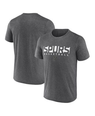 Men's Charcoal San Antonio Spurs Box Out Rebounding T-Shirt