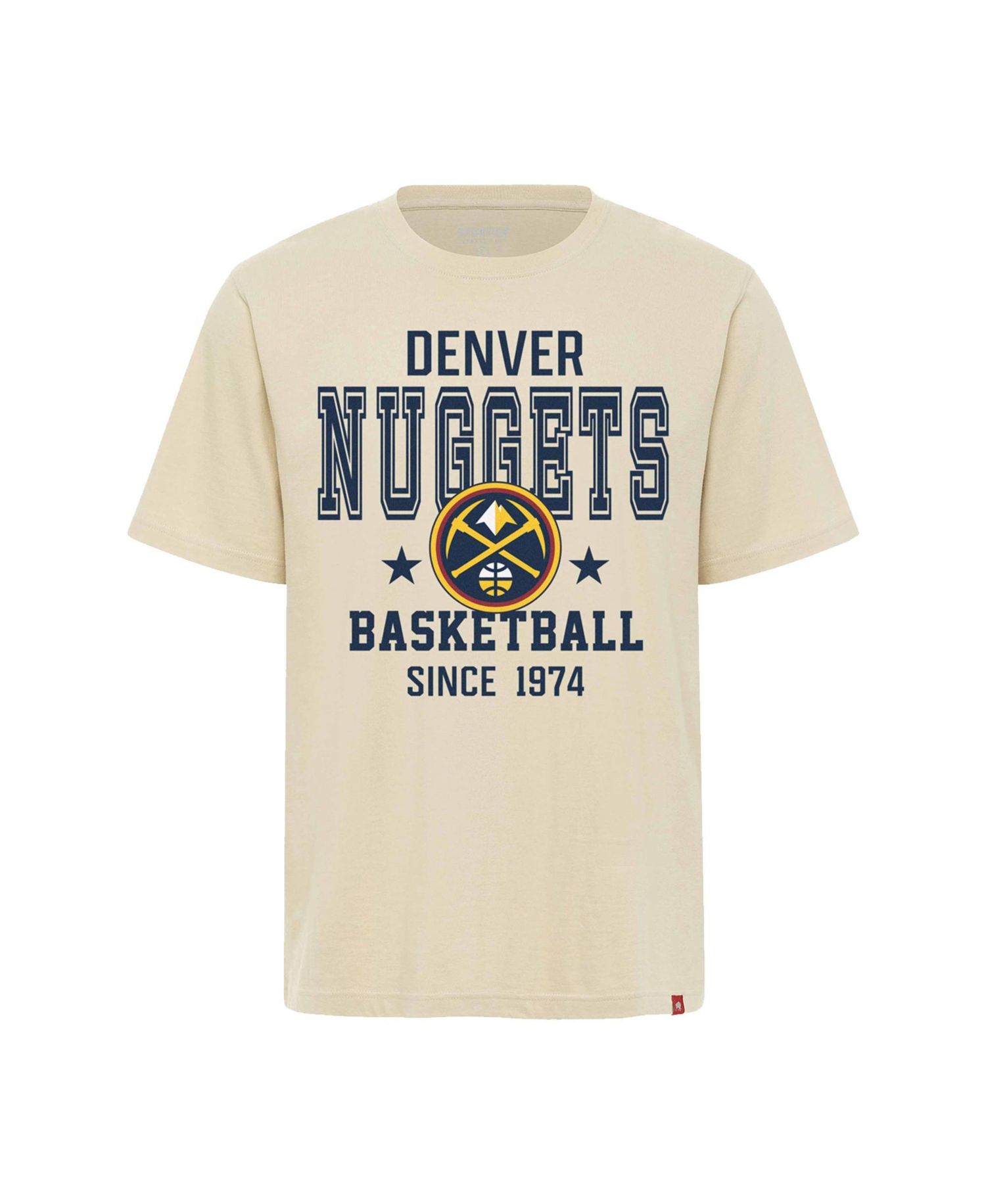 Men's and Women's Cream Denver Nuggets Duke Premium T-Shirt