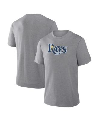 Men's Heather Gray Tampa Bay Rays Play Tribute Tri-Blend T-Shirt