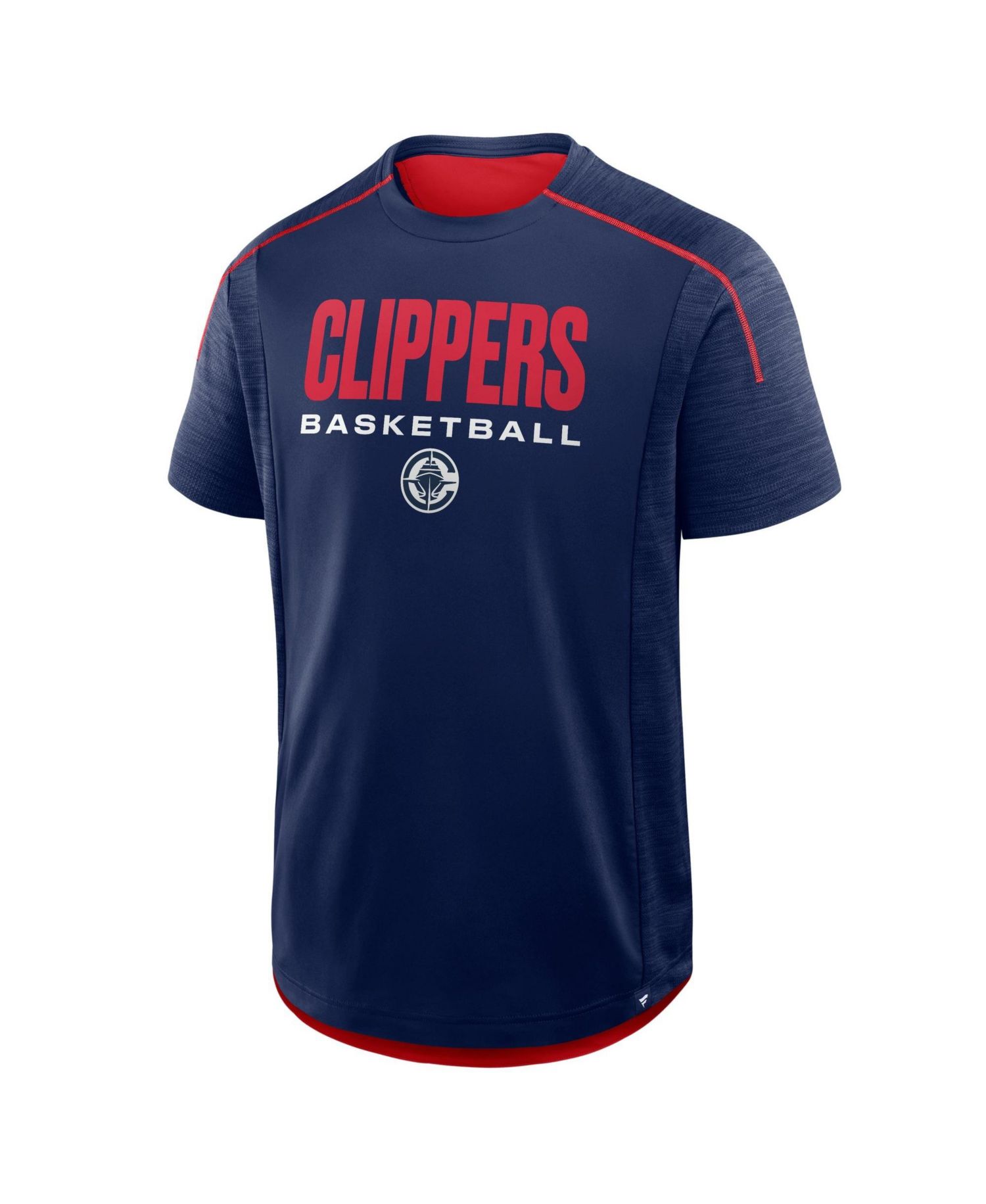 Men's Navy LA Clippers Inbound Pass Play Practice T-Shirt
