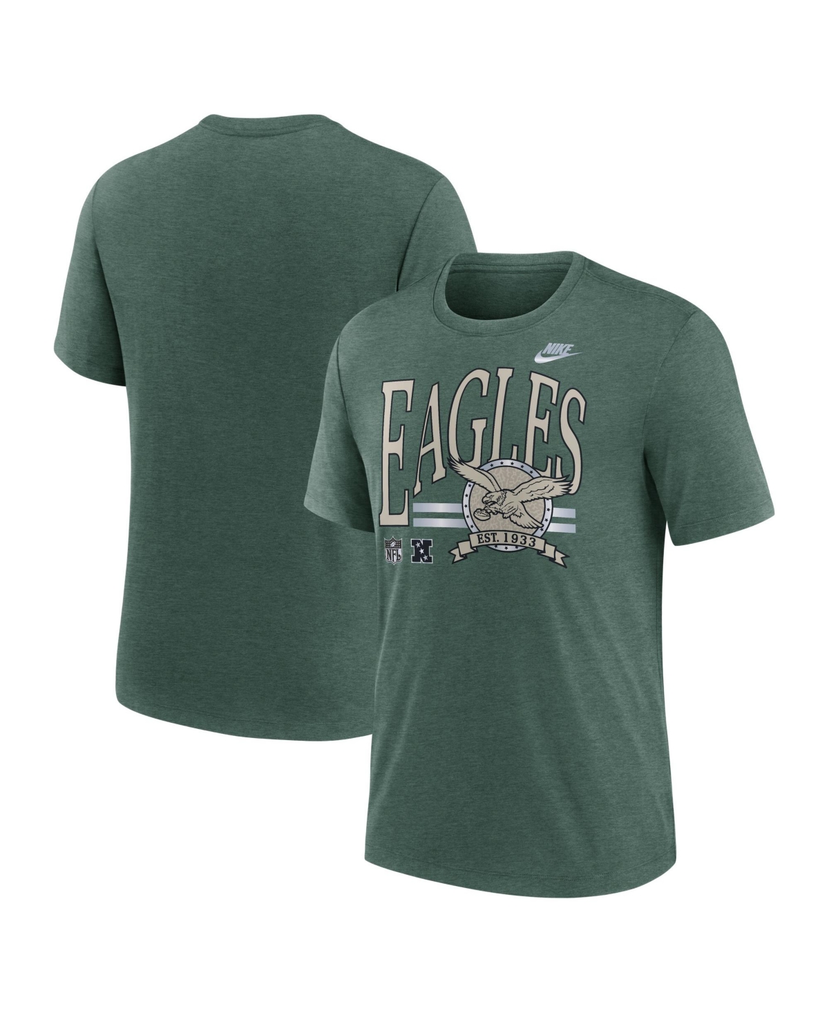 Nike Men's Philadelphia Eagles Rewind Tri-Blend T-Shirt