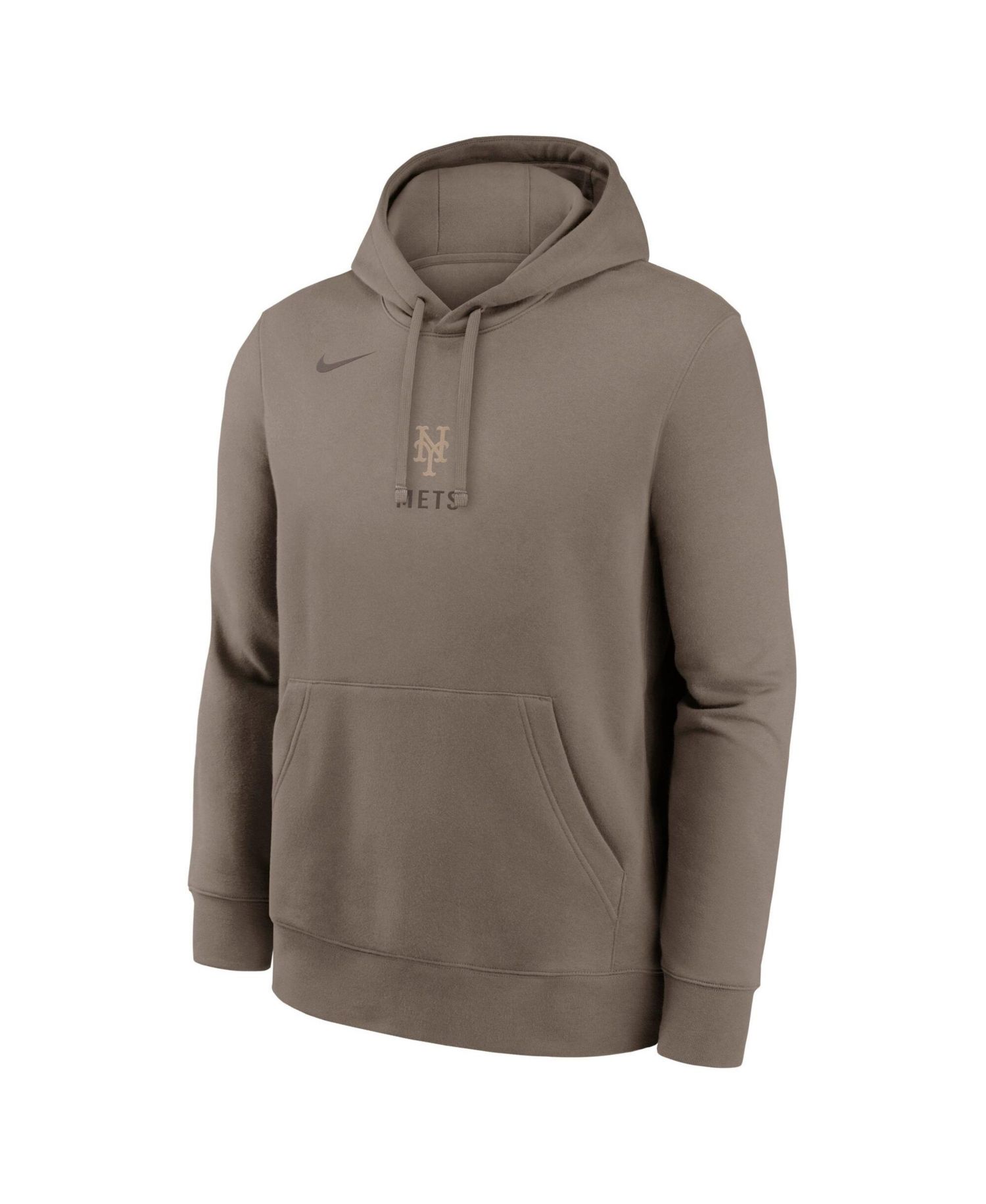 Men's Brown New York Mets Fashion Club Pullover Hoodie