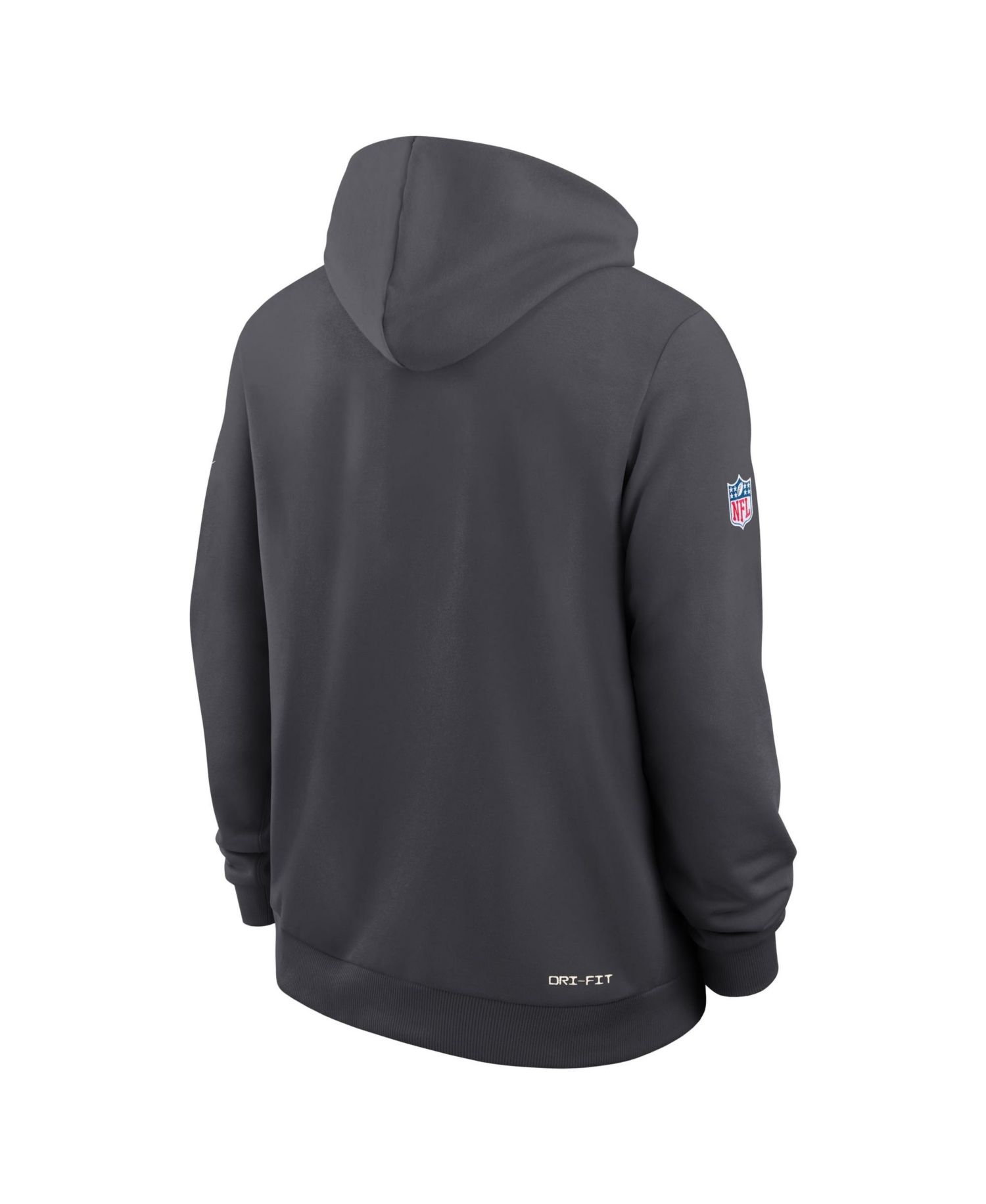 Men's Charcoal Kansas City Chiefs Sideline Standard Issue Top Prospect Dri-FIT Hoodie