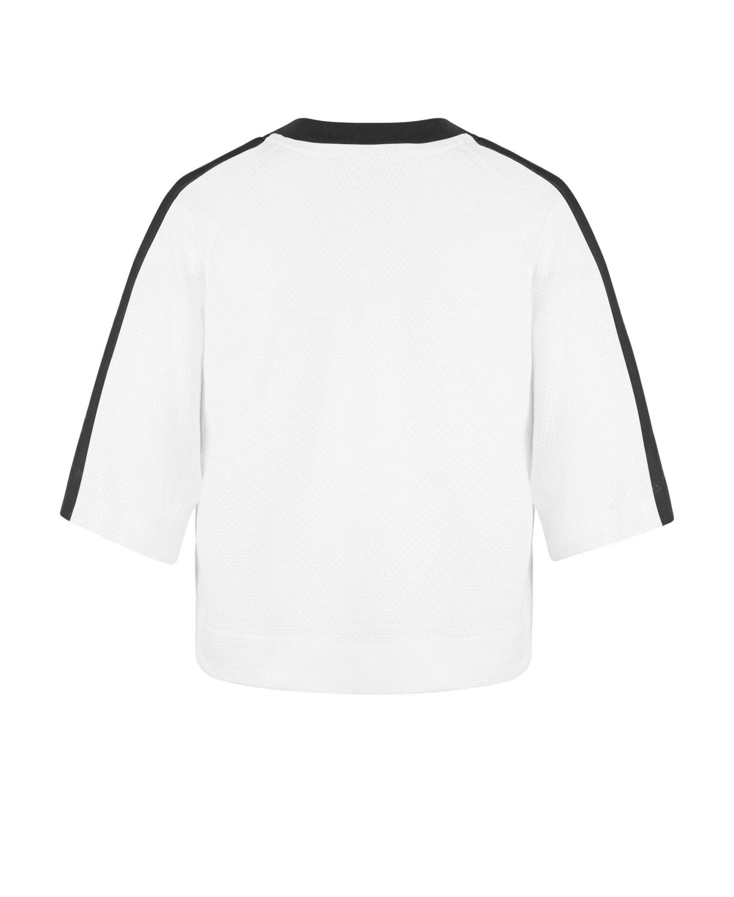 Women's White Baltimore Ravens Big Overarch Drop Needle Raglan V-Neck T-Shirt