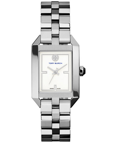 Tory Burch Women's Swiss Dalloway Stainless Steel Bracelet Watch 23x35mm TRB1101
