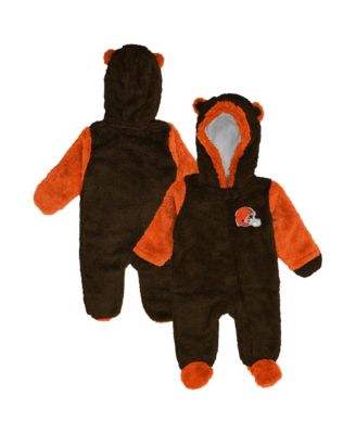 Boys' and Girls' Stay Napping Faux-Ear Full-Zip Teddy Fleece Bunting