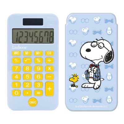 8-Digit Pocket Calculator, Compact Calculator with Protective Cover, Easy-to-Read Display, School and Home Use, C45PN