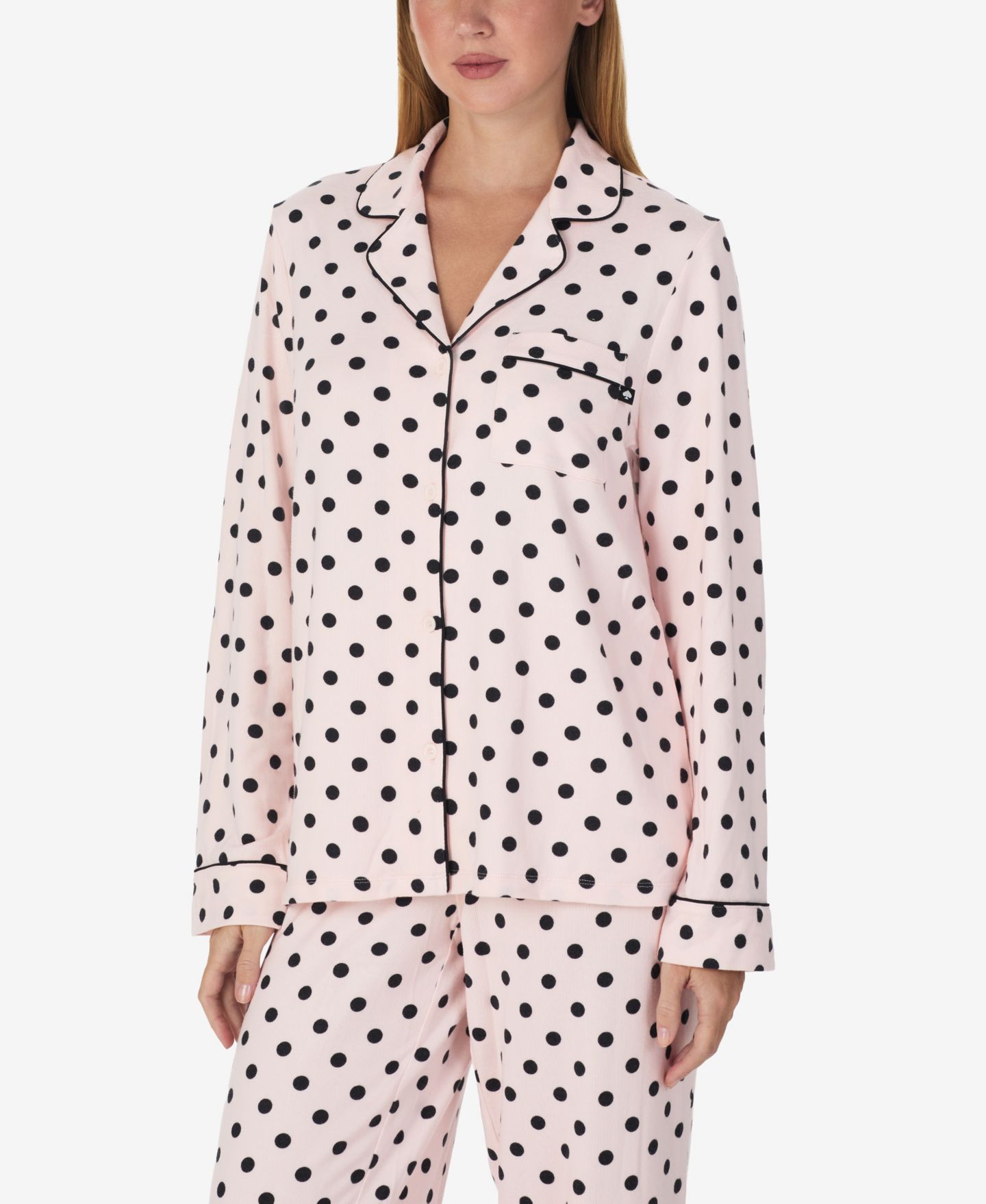 Пижамный комплект, джерси, 2 предмета — kate spade new york, цвет: Пудровый — фото 3