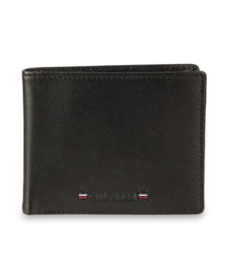Men's RFID-Blocking Leather Passcase Wallet