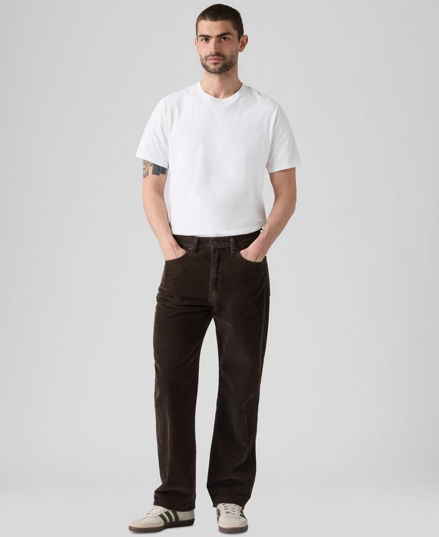Мужские джинсы Levi's 565 Loose Straight, цвет: Кофейный — фото 2