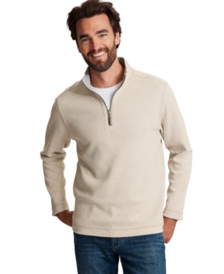Men's Crimson Cove Mock-Neck Quarter-Zip Sweatshirt